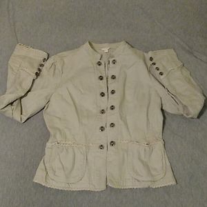 Matty M Button Clasp Blazer